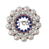 Gamma Phi Delta Pearl Brooch